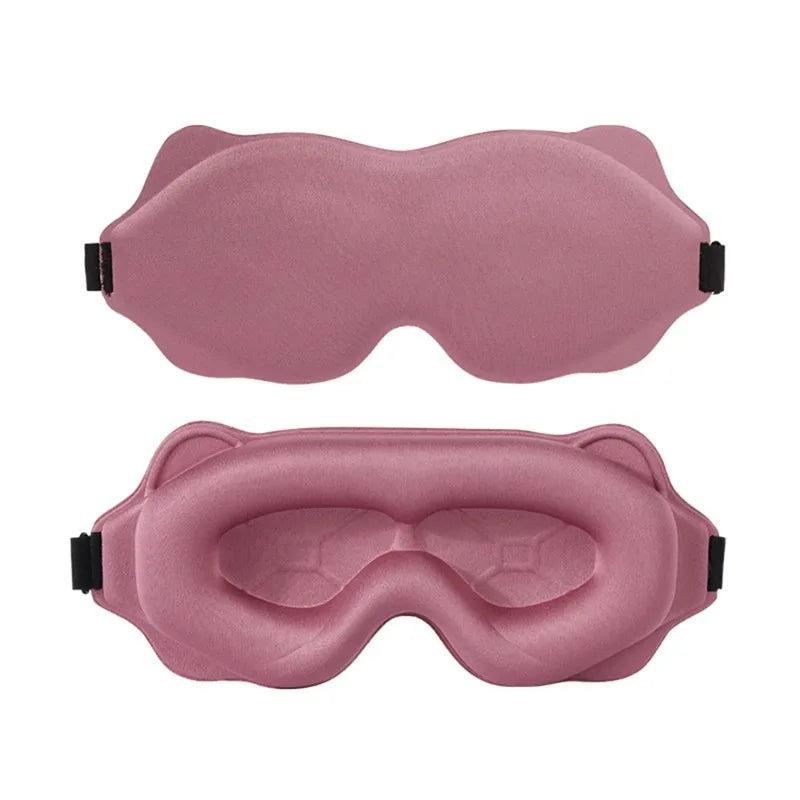 NEW Arrivals 5 Colors 3D Sleeping Mask Block Out Light Soft Padded Sleep Mask For Eyes Slaapmasker Eye Shade Blindfold Sleeping Aid Face Mask Eyepatch