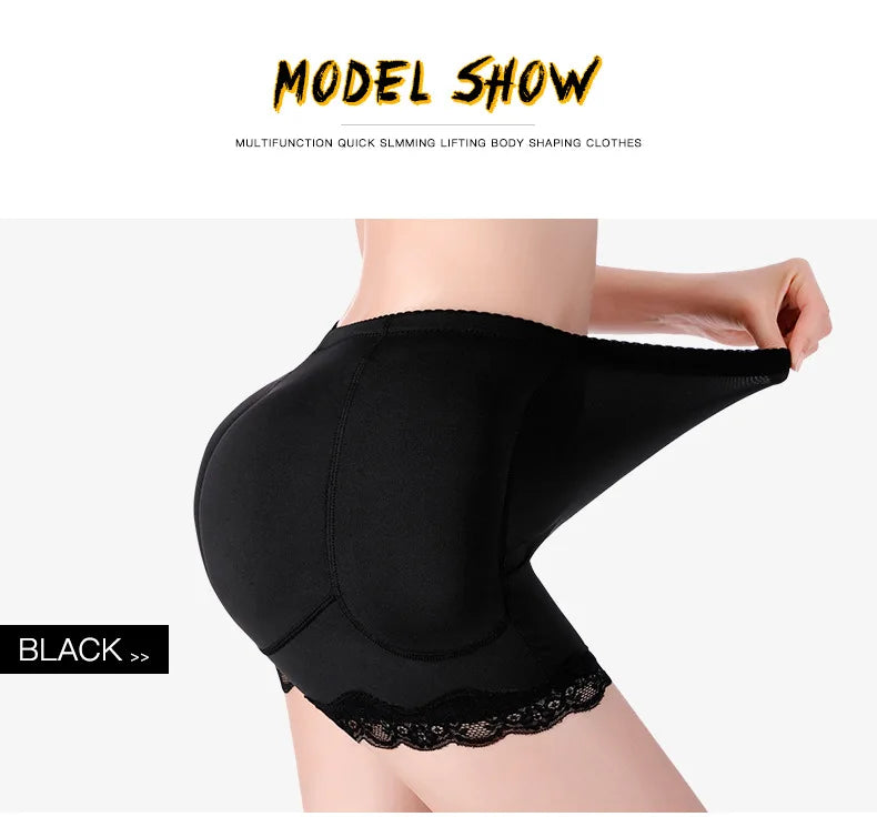 NEW Arrivals S(50KG) --6XL(135KG) Plus Size Padded Butt Lifter Corrective Underwear Butt Enhancer Body Shaper Modeling Strap Fake Hip Shapewear Panty Push Up Panties