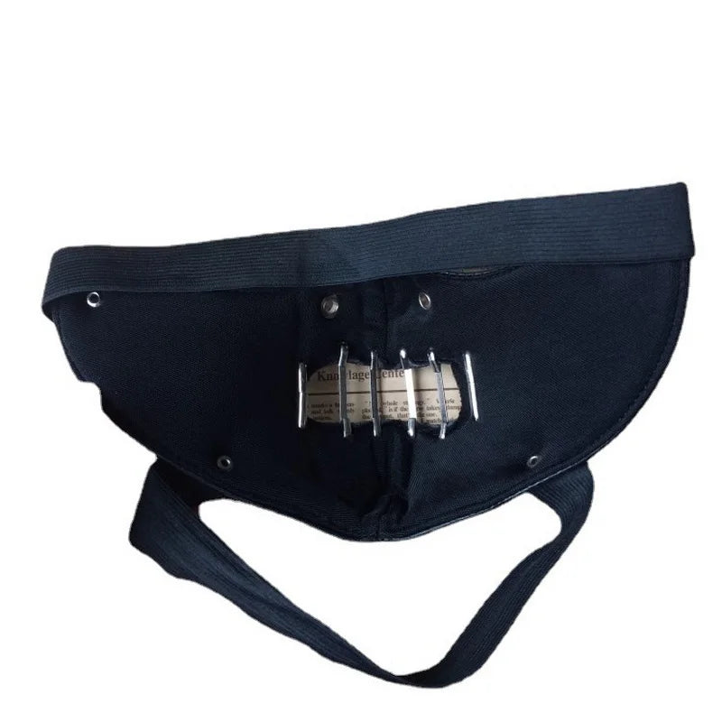 Punk Leather Mask Hannibal Nightclub Performance Rivet Mask Personality Motorcycle Rock Non-Mainstream Mask Man