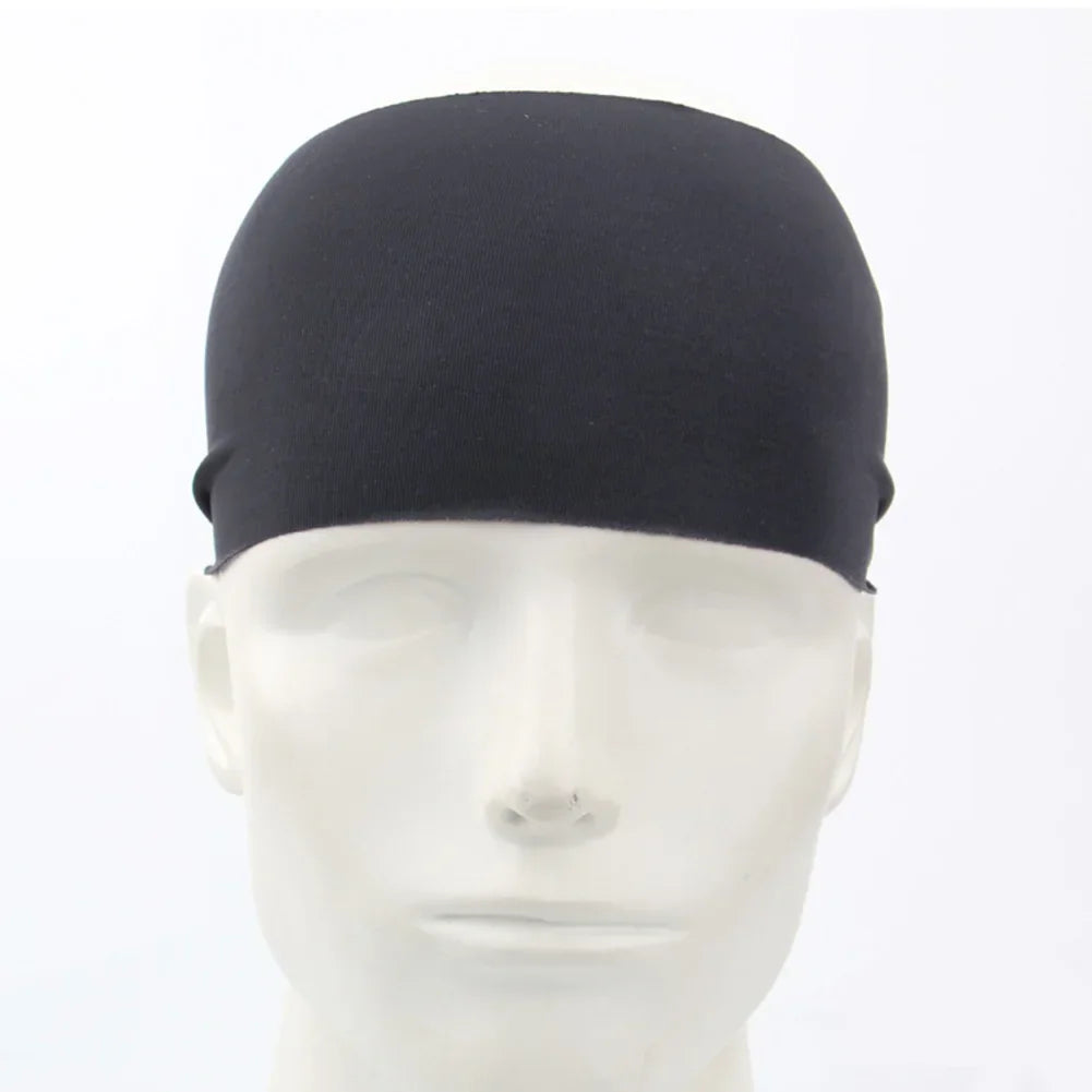 NEW Arrivals 5PCS Black Set Elastic Sports Headbands Sweat Absorption Dry Headdress Quick Workout Headband Anti-Slip Breathable Sweatbands Outdoor Sports Yoga Running Gym