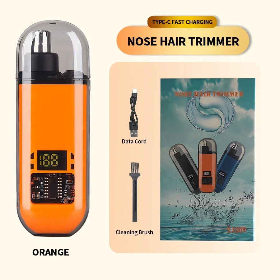 NEW Arrivals 2 In 1 Electric Portable Ear And Nose Hair Trimmer Clipper Professional Painless Portable Eyebrow For Men Women
