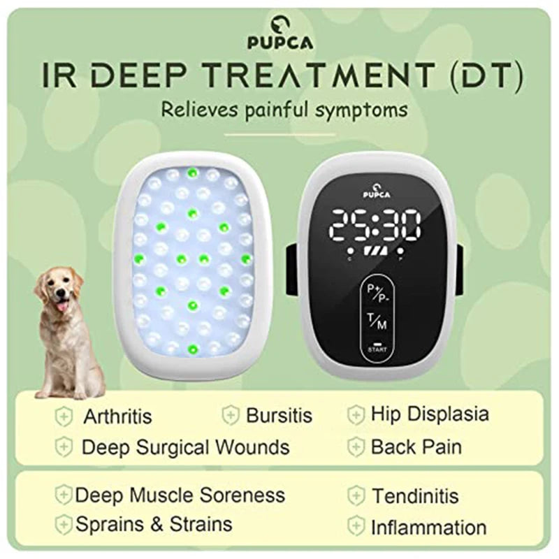 Cold Laser Therapy Device for Pets Red Light Therapy Vet Device for Muscle Pain from Dog Arthritis Cats Skin Infections