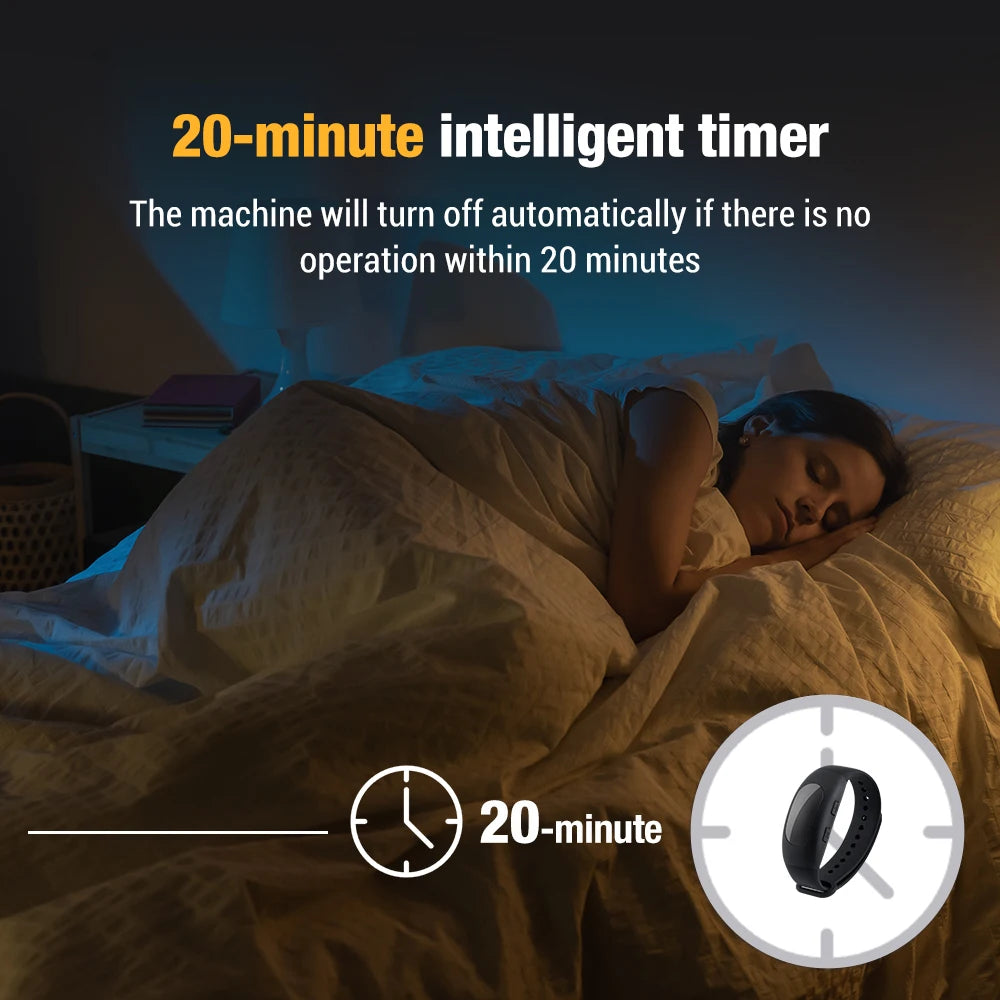 NEW Arrivals Micro-Current Intelligent Sleep Aid Device Fast Sleep Rest Hypnosis Insomnia Artifact Wristband Watch EMS Sleep Aid Instrument Health Care Supplies