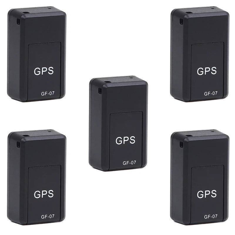 NEW Arrivals 5PCS Set Mini GF-07 GPS Car Tracker Real Time Tracking Anti-Theft Anti-Lost Key Pet Locator Strong Magnetic Mount SIM Message Positioner