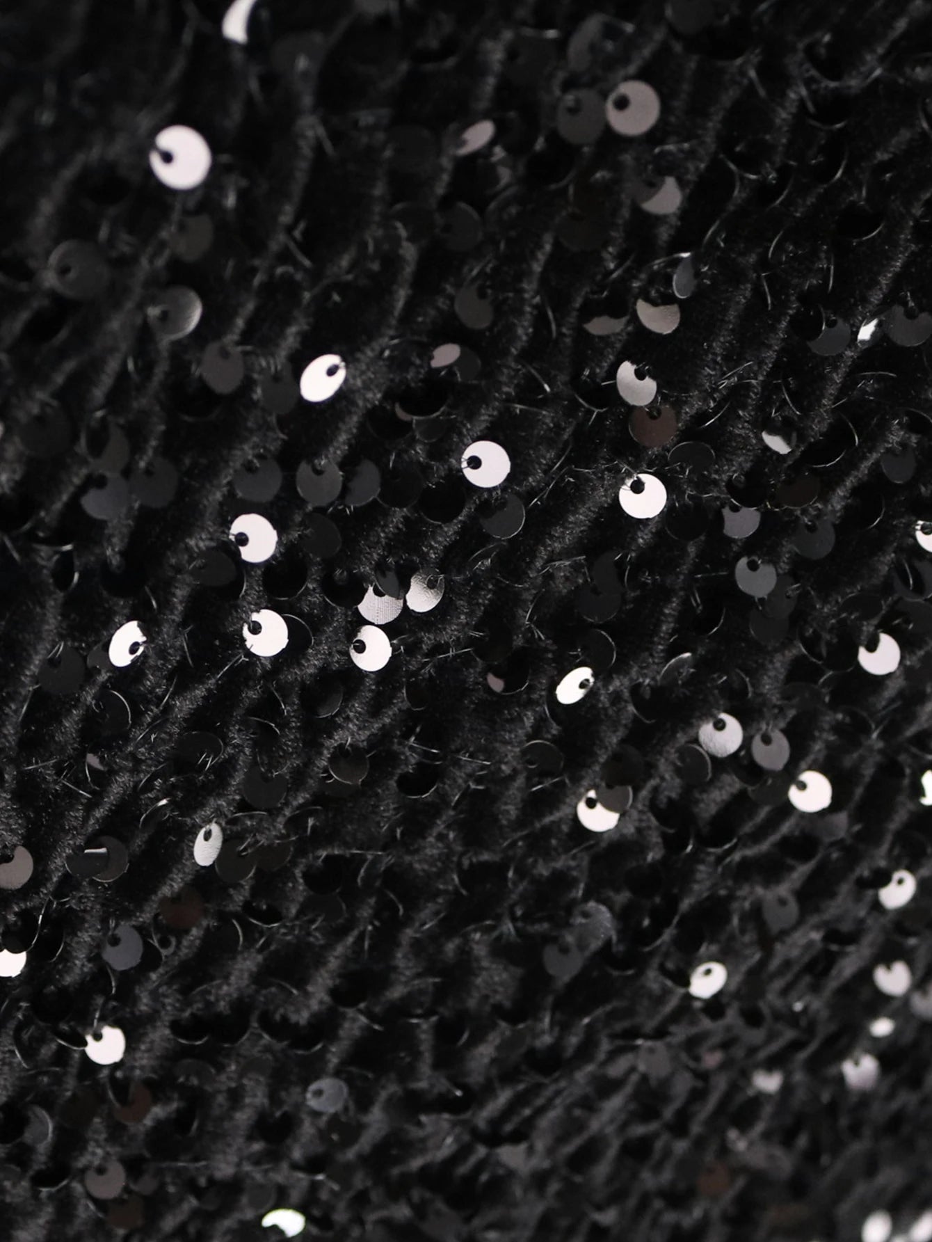 Women Black Velvet Sequin Dress Deep V Neck Patchwork Ruffle Shiny Party Birthday Big Size African Ladies Event Celebrate Gowns