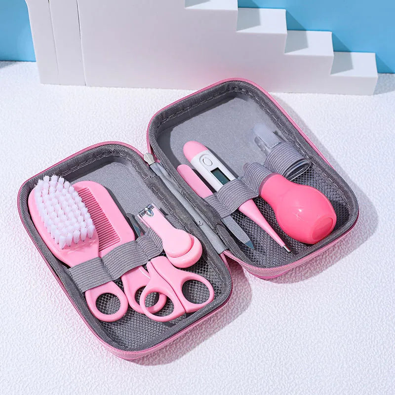 NEW 13PCS Set 0-6Yrs Newborn Daily Nail Care kit Nail Clipper Tool Health kit Thermometer Comb Care kit Babies Personal Care Supplies