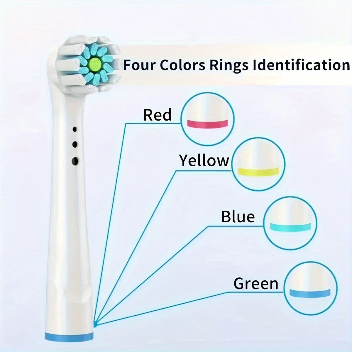 NEW 12//20 PCS Set Replacement Toothbrush Heads Compatible with Oral-B Braun Professional Electric Toothbrush Heads Brush Heads Dental Hygiene Tools