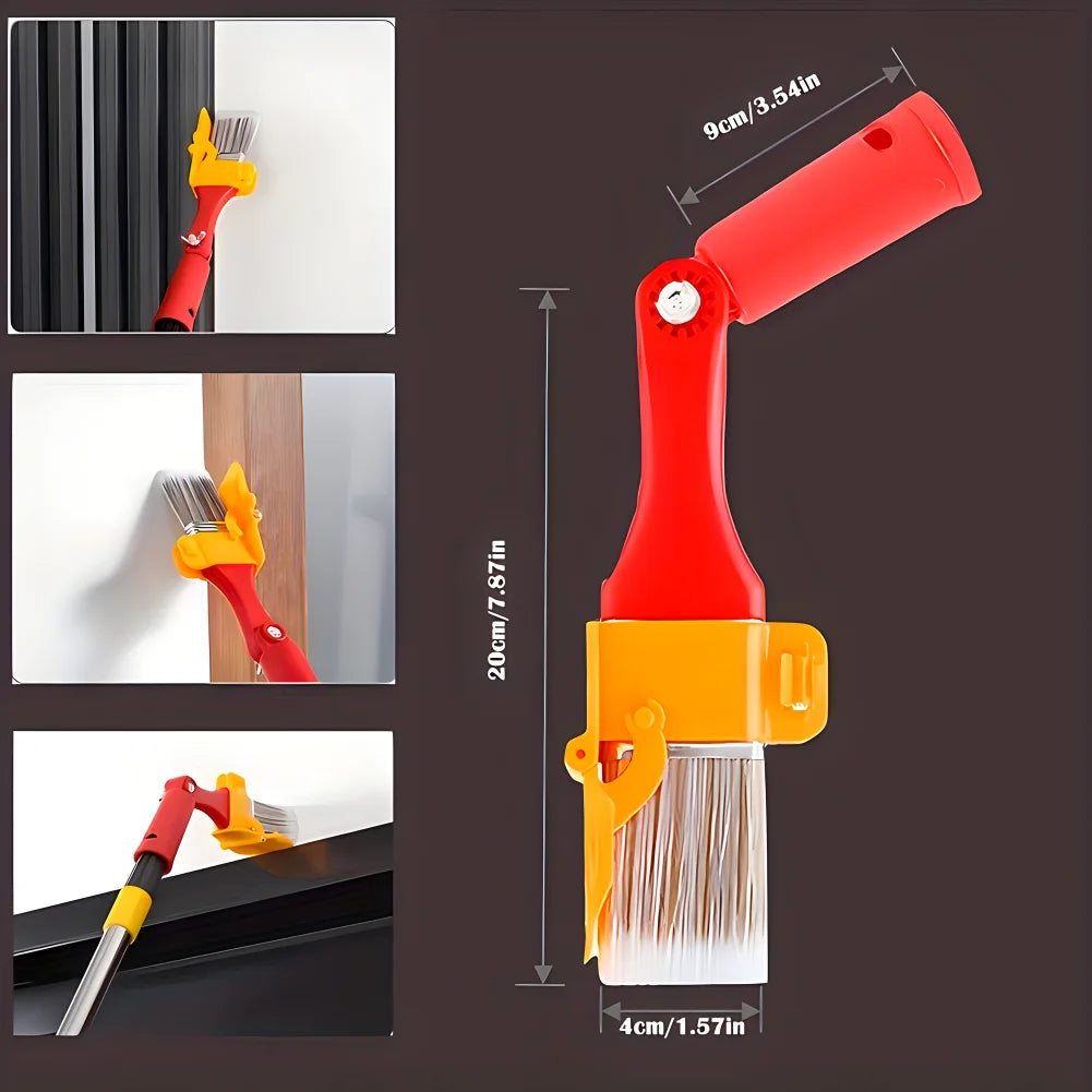 NEW Adjustable Edger Paint Brush Clean Cut Professional Latex Paint Brush for Home Room Wall Office Ceiling Corner Painting Brush Home Painting Accessories