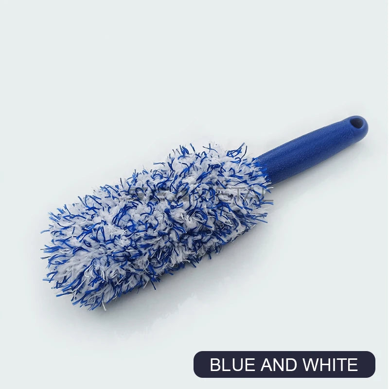 NEW Car Wheel Tire Rim Cleaning Brush Portable Plush Car Wheel Hub Brush Washing Tool Car Detailing Care Dust Removal Brush Vehicle Tools Car Cleaning Supplies