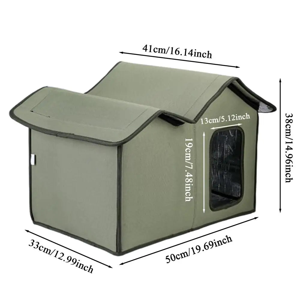 NEW Arrivals Outdoor Indoor Cat House Waterproof Winter Warm Pet Cat Cave Sleeping Beds Tent Home Foldable and Washable for Small Dog Puppy Supplies