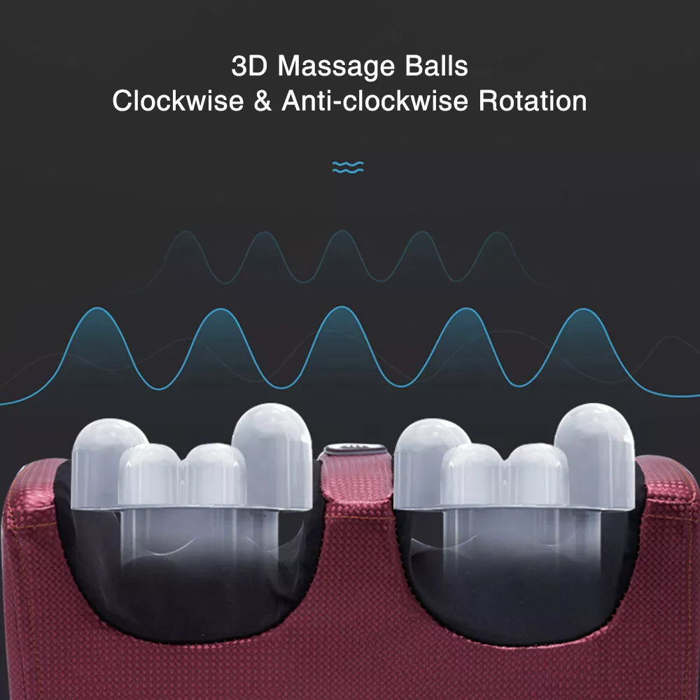 Hot Compression Electric Foot Massager Heating Therapy Shiatsu Kneading Roller Muscle Relaxation Pain Relief Foot Spa Machines