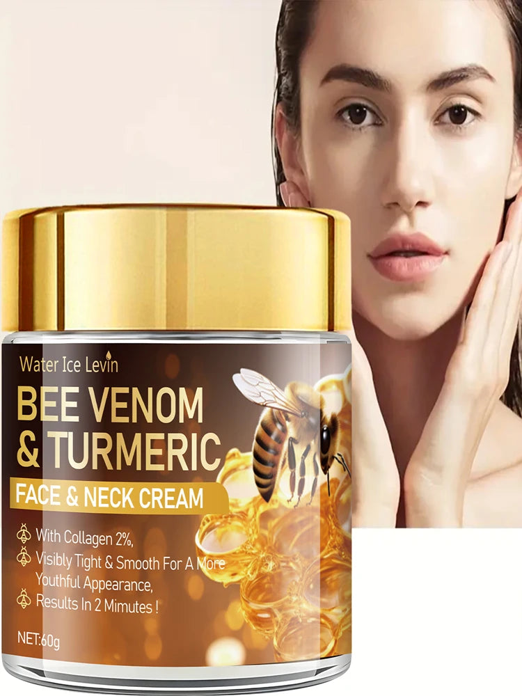 Bee Venom Instant Facial Lifting Cream Firms and Lifts Loose Skin, Smooth Skin | Alcohol-Free, Containing Hyaluronic Acid, Suitable for All Skin Types Women Skin Care Supplies Korean Products