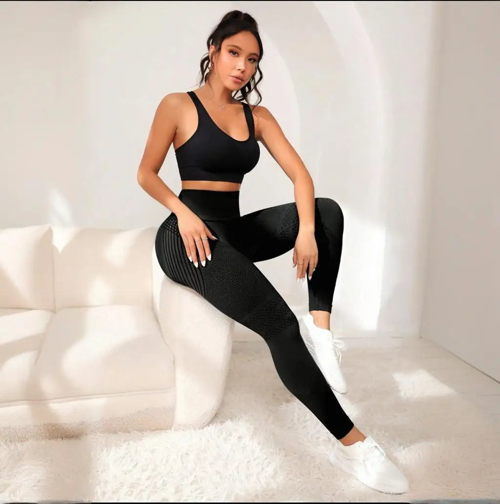 NEW Arrivals 5 Colors Sports Pants With Sexy Lines Lifting Buttocks Sports Tight Pants Women's High Waisted Elastic Fitness Pants Running Yoga Pants