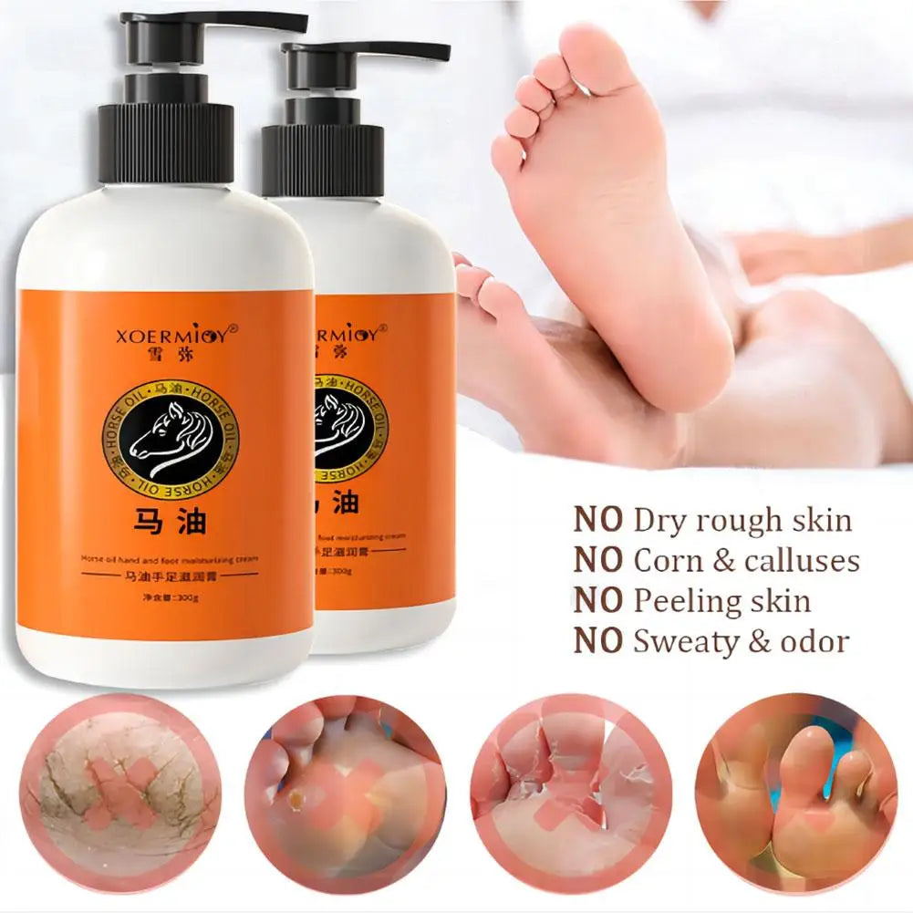 300ML Oil Hand And Foot Cream Anti Crack Dry Hands Moisturizing Oil Cracked Repair Ointment Skin Care Brightening J6J8