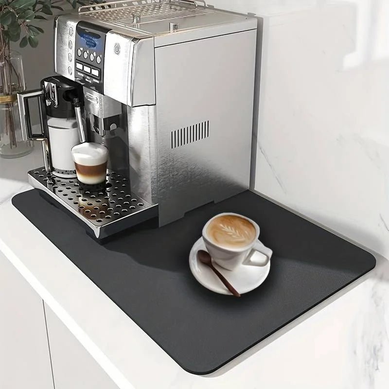 Super Antiskid Large Kitchen Absorbent Draining Mat Super Absorbent Draining Coffee Dish Drying Mat Quick Dry Bathroom Drain Pad