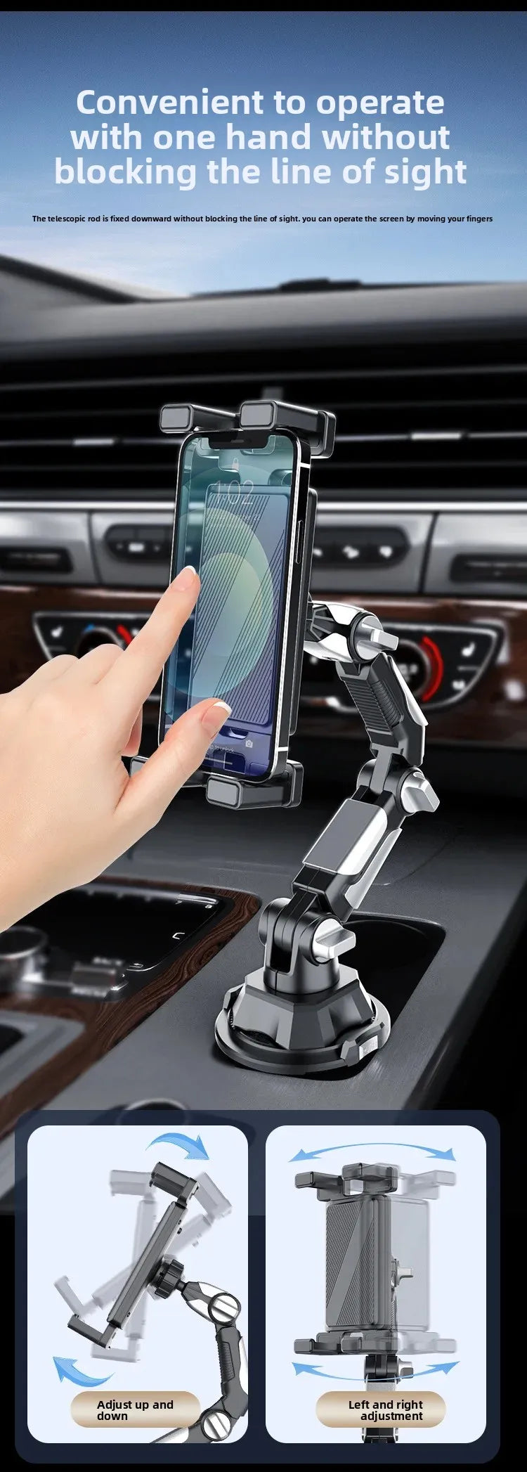 NEW Arrivals Universal Car Phone Holder Tablet Navigation Mount Front Rear Seat Universal Base for Automobile Parts Accessories