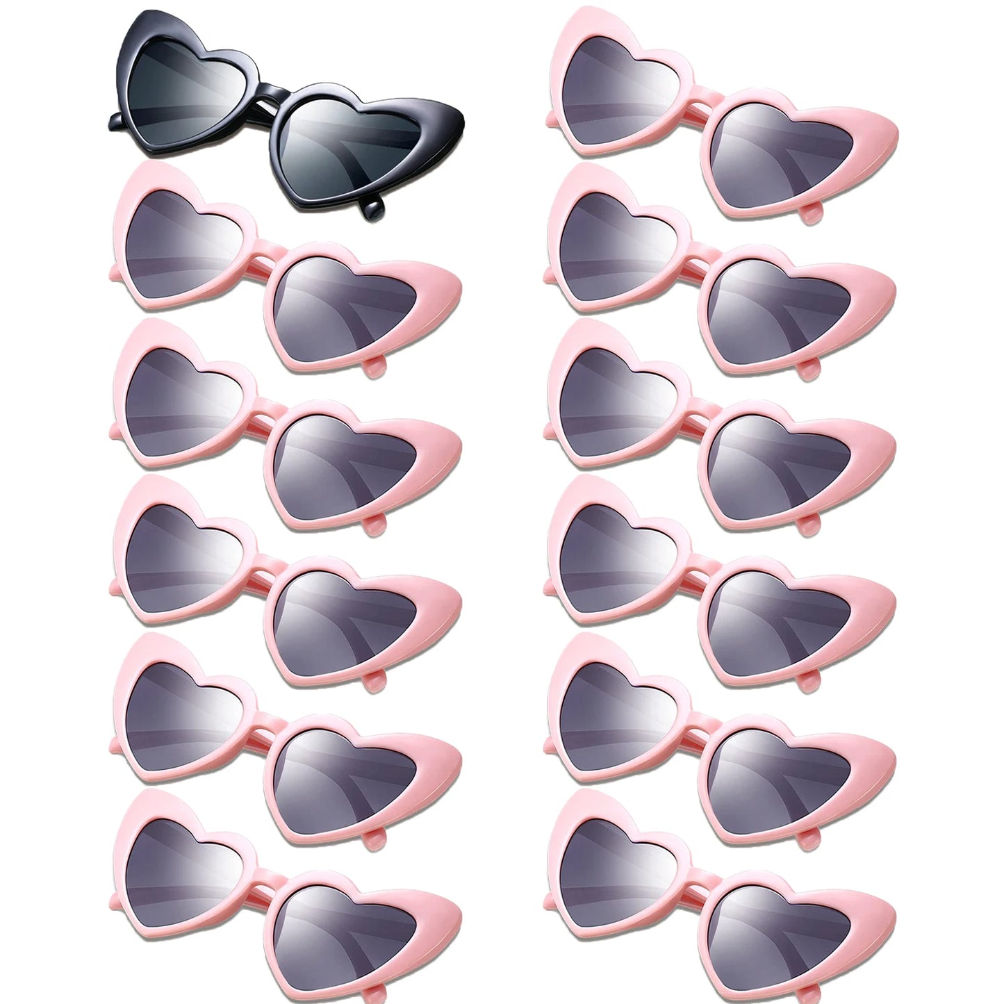 NEW Arrivals 24-48-100PCS Set Wedding Heart Sunglasses Memories for Wedding Guests Wedding Souvenirs Sunglasses Wedding Party Bachelorette Hen Party Accessories