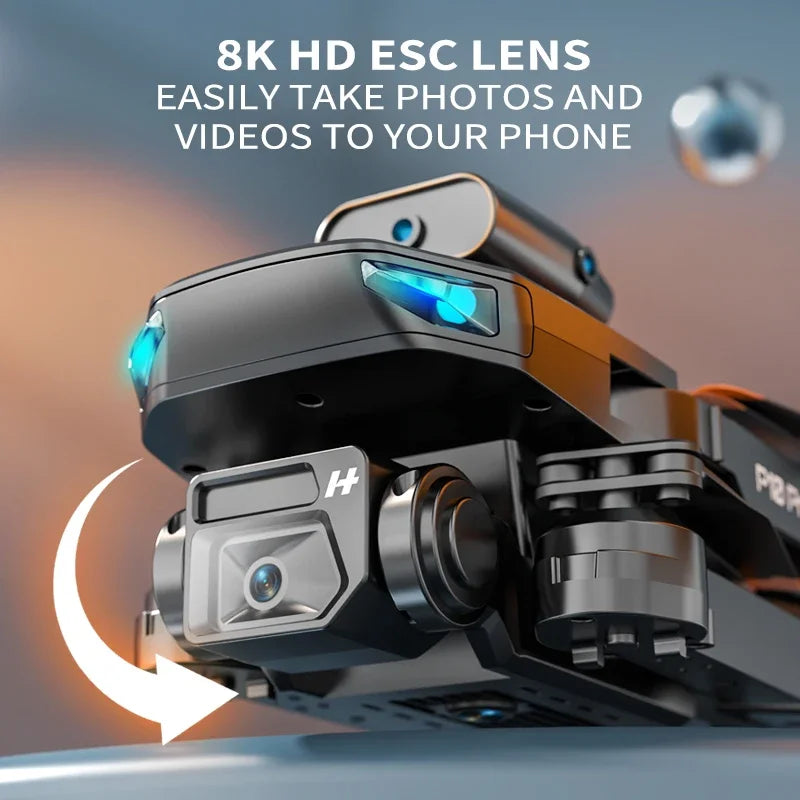 The P10 Drone Comes With A High-Definition Camera And A WiFi FPV High-Definition Dual Folding RC Quadcopter Height Maintainer