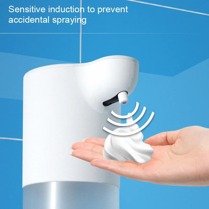 USB Charging Automatic Induction Mini Foam Soap Dispenser Smart Infrared Touchless Hand Washer Kitchen Bathroom Dispenser 2pcs