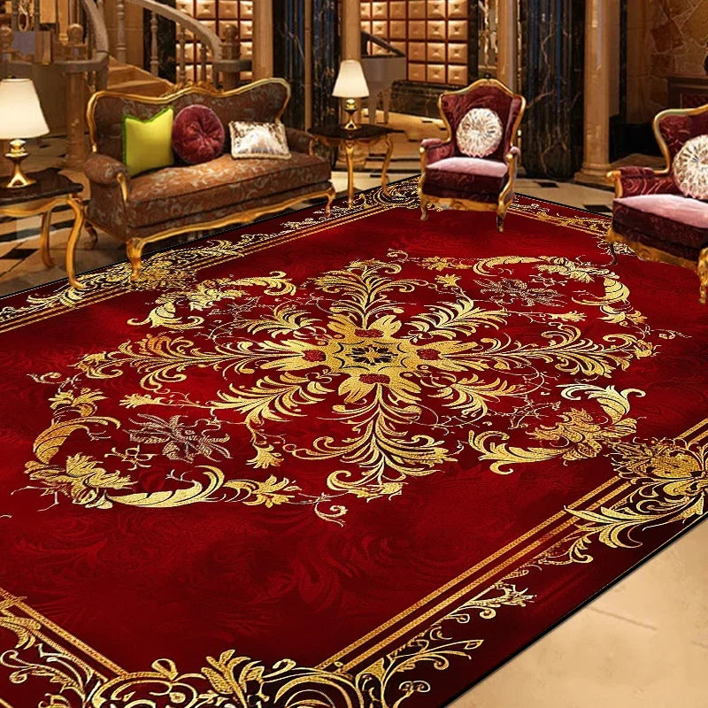 NEW Arrivals 13 Patterns 2Mx4M Luxury Retro Persian Carpet Living Room Large Area Decoration Sofa Area European Style Rugs for Bedroom Cloakroom Non-Slip Floor Carpets