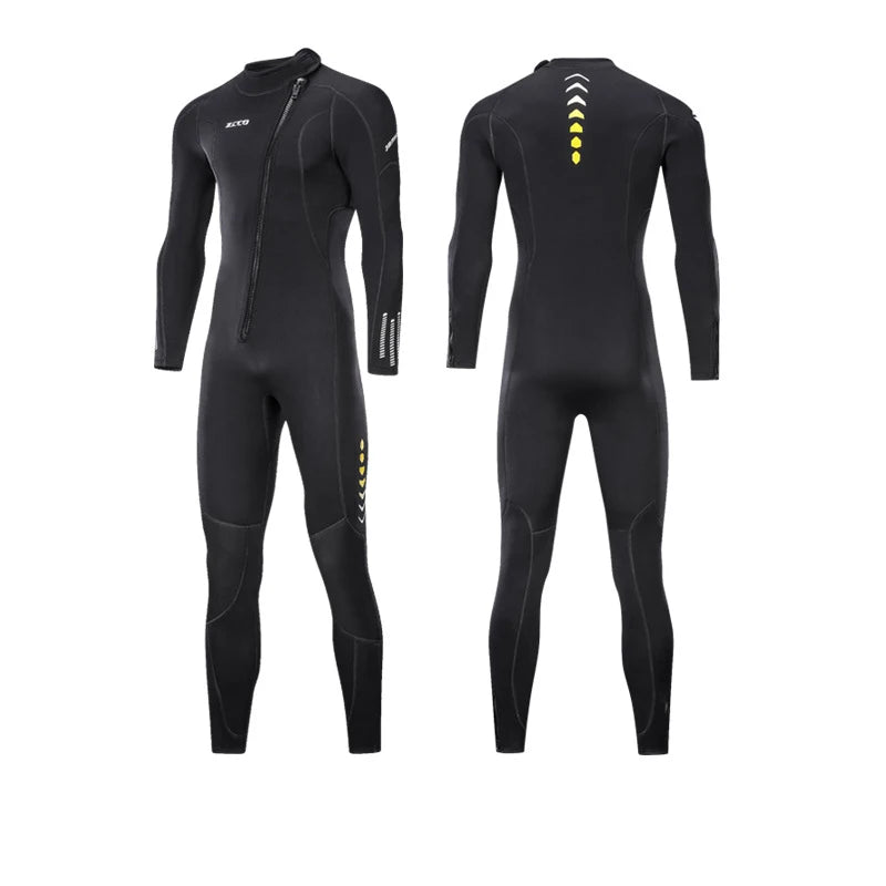 NEW S-4XL Plus Size 5 Colors Women Men Premium 3MM Neoprene Professional Diving Wetsuit Surf Scuba Diving Suit Keep Warm Kayak Surfing Fishing Spearfishing Kitesurf Women/Men Wet Suit