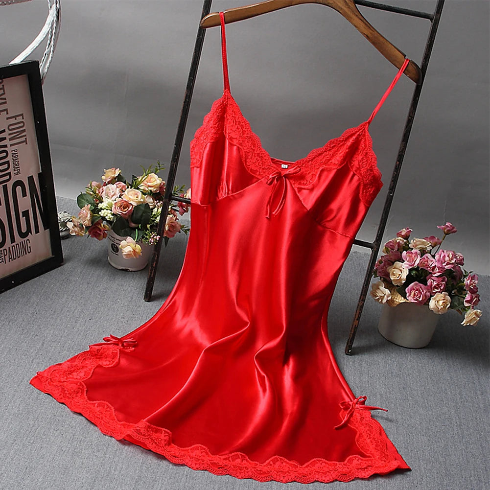 NEW Arrivals 6 Colors Luxury Women's Nightwear Romantic Sexy Sleepwear Babydoll Lingerie Night Dress Women Comfortable Hot Nightgowns Sleep Shirts Pajamas Girls Ladies Home Wear Apparel Supplies