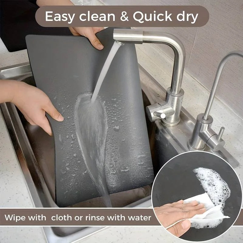 Super Antiskid Large Kitchen Absorbent Draining Mat Super Absorbent Draining Coffee Dish Drying Mat Quick Dry Bathroom Drain Pad