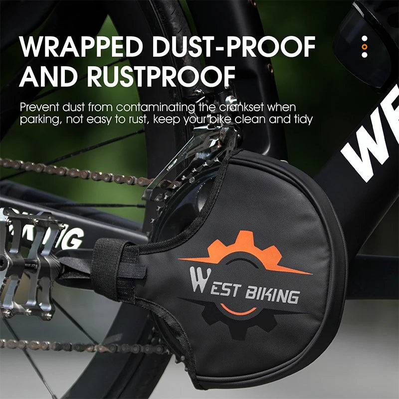 NEW Arrivals Bicycle Sprocket Dustproof Cover MTB Road Bike Chainwheel Waterproof Sprockets Cover Pad Bicycle Accessories Sports Supplies