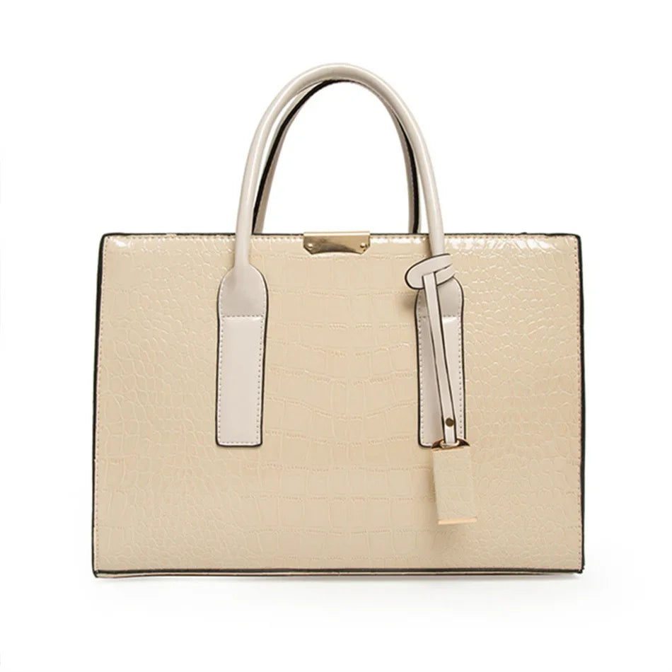 NEW Arrivals 10 Colors/Patterns 3 PCS Set High Quality PU Leather Women Messenger Bags Crocodile Female Crossbody Shoulder Hand Bags for Women High Quality Ladies Handbags