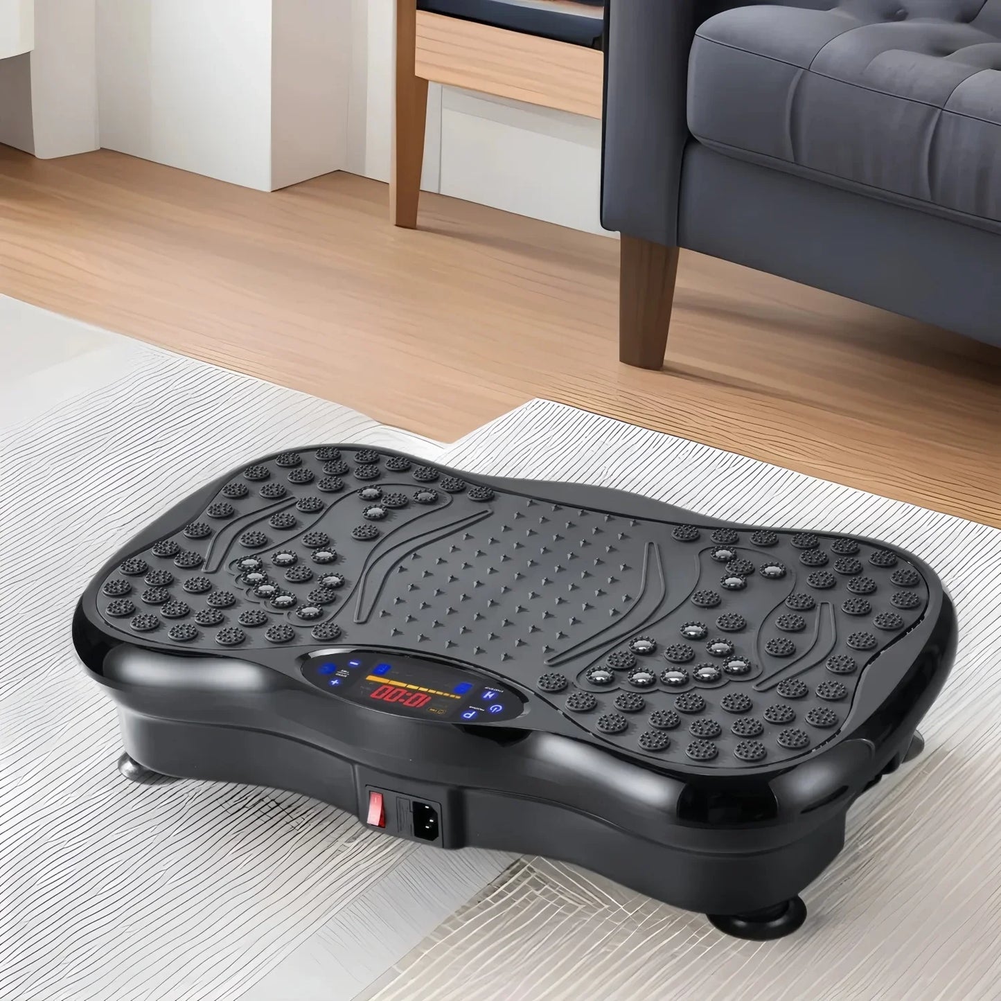 NEW Arrivals 4 Colors Bluetooth Vibration Plate Exercise Machine with Remote Control, Whole Body Yoga Workout Vibration Platform, Lymphatic Drainage Home Training Machine