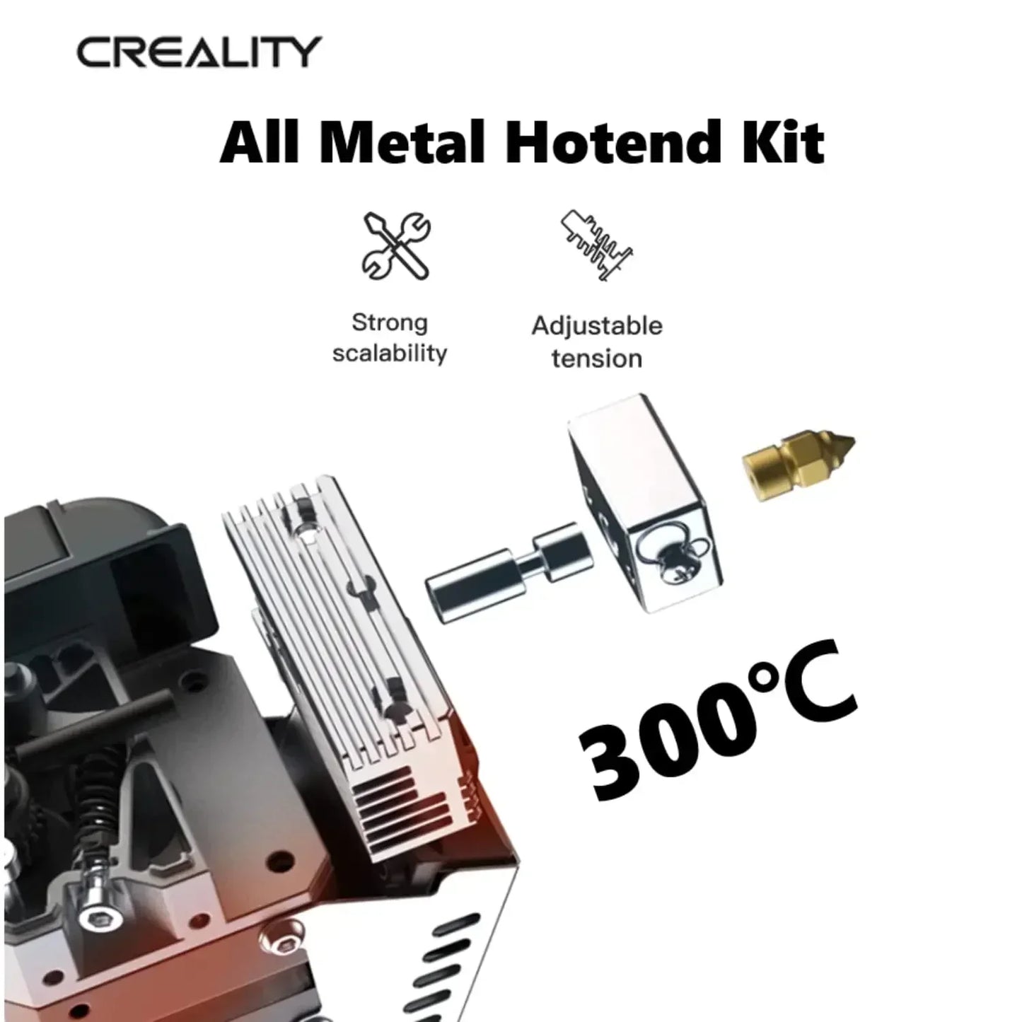 Creality Sprite Extruder Pro Kit with 80N Stepper Motor for Ender 3 Ender3 v2 Ender 3 pro Ender 3 Max official 3D Printer Parts