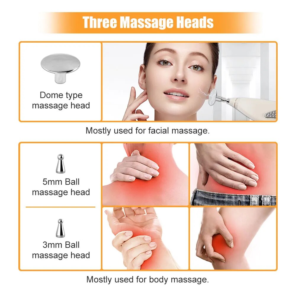 USB Rechargeable Acupuncture Pen Electric Acupuncture TENS Massage Pen Massage Device Body Massager Muscle Stimulator Therapy