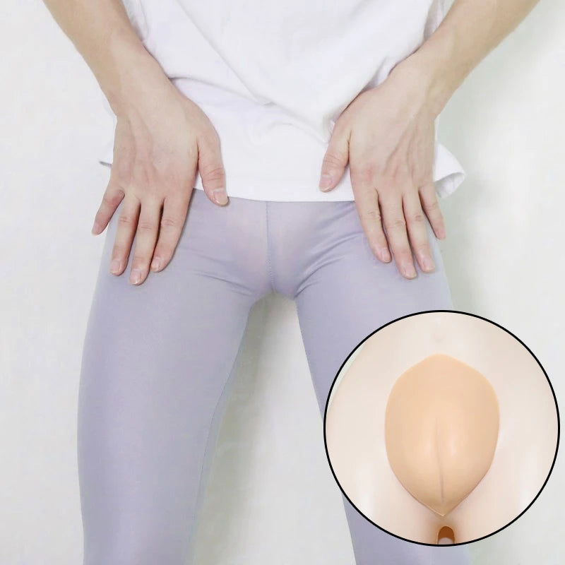 Shemale For Transgender Crossdresser Drag Queen Silicone Camel Toe Panty Fake Vagina Underwear Insert