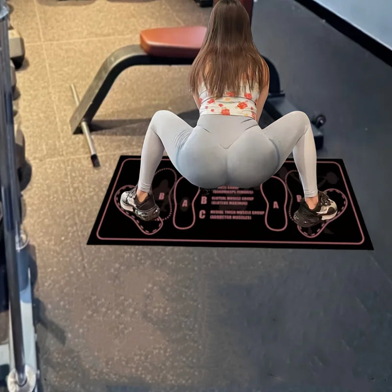 NEW Arrivals Durable Three-Color Squat Mat Non-Slip Fitness Pad for Home & Gym Use No Battery Yoga Studio Mat Sports Accessories