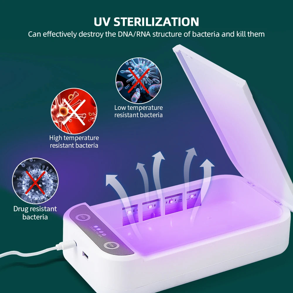 Electric UV Sterilizer Aromatherapy Box Ultraviolet Ray Disinfection Box Anti Bacteria Machine For Daily Life Strong Weak Light