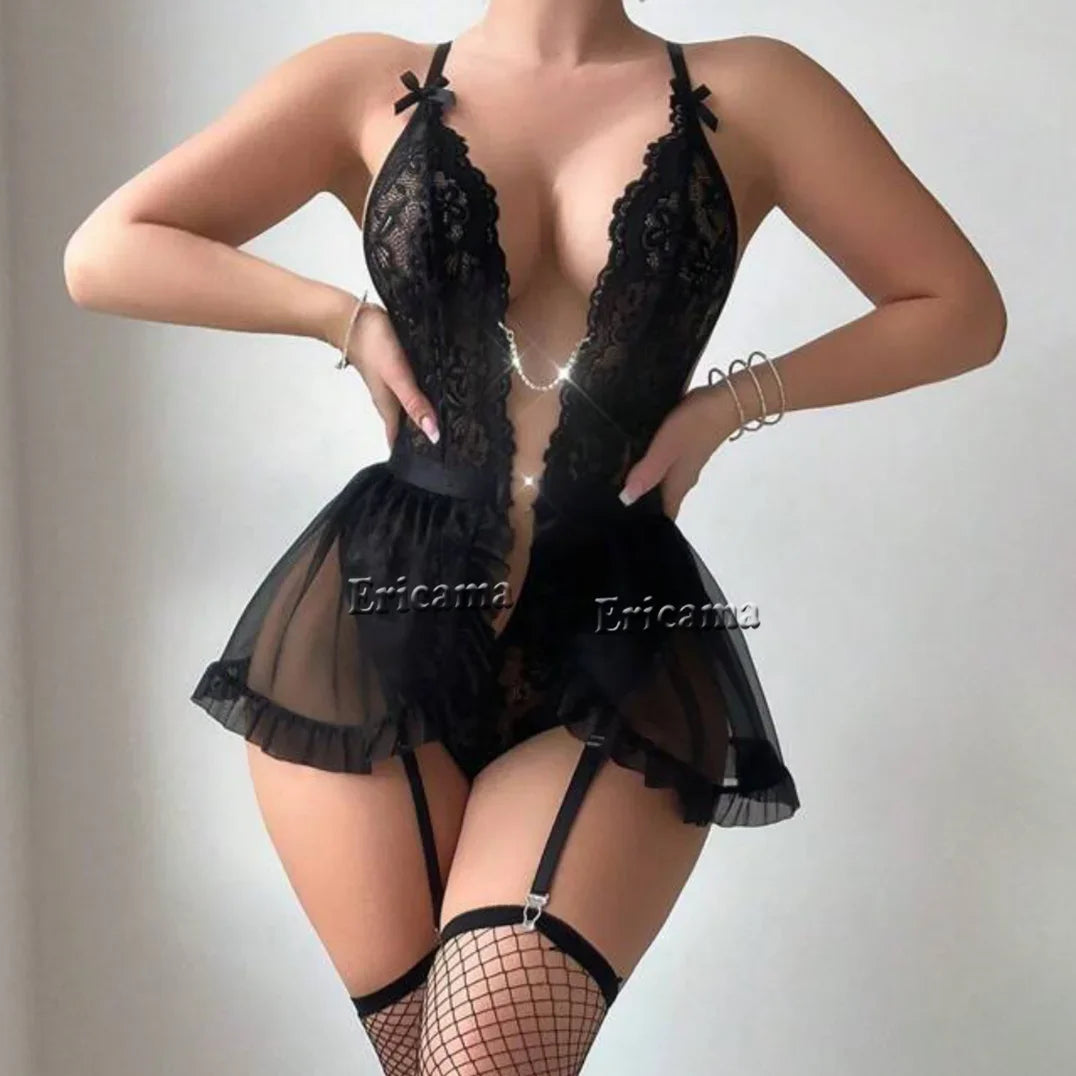 NEW Cosplay Set Sexy Erotic Porn Lingerie Suit Women Bra And Panty Garters Sexy Lingerie Sets For Sex Women's Underwear Supplies Set Female Sexy Costumes Ladies Lingerie Fashion Clothing Products