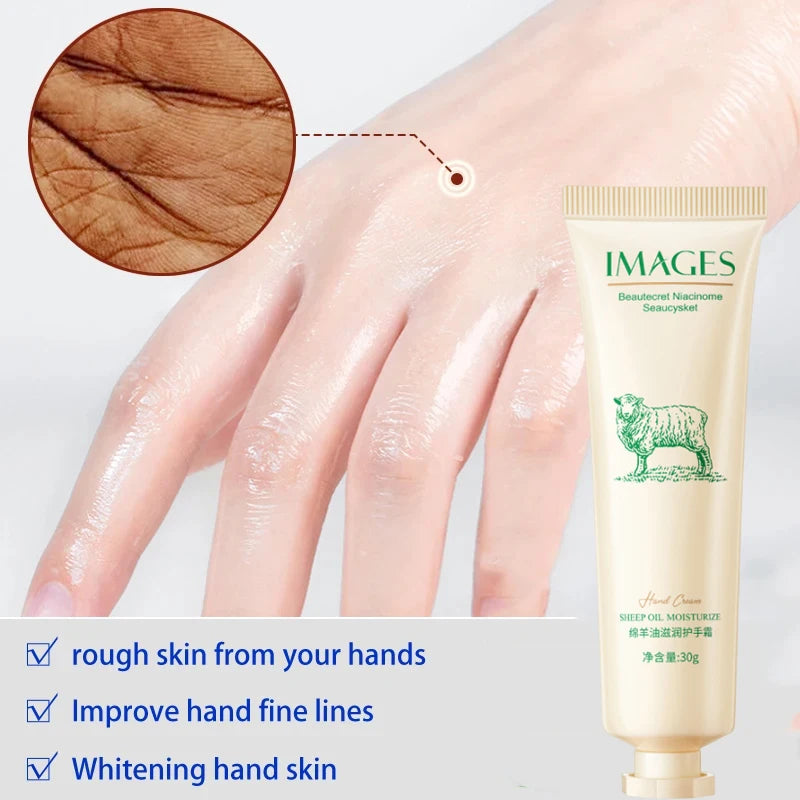 Horse Oil Anti-crack Repair Hand Cream Wrinkle Remover Foot Heel Cracked Nourish Hand Lotion Anti-Aging Whitening Skin Care