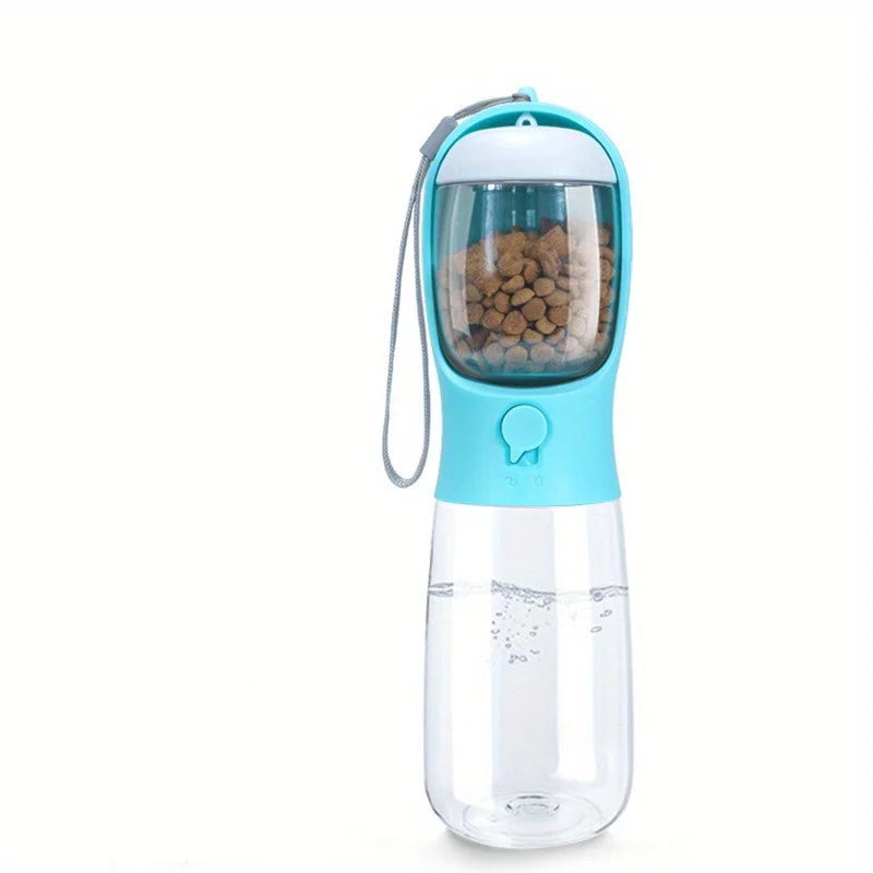 NEW Arrivals Dog Cat Water Bottle, Portable Pet Water Bottle with Food Container, Outdoor Hiking Running Travel Water Dispenser, Leak Proof Water Bottles for Dogs Cats Pets Supplies