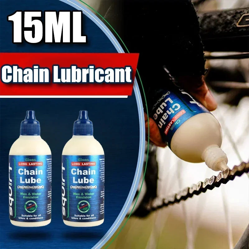 NEW 5 Bottles Set Bicycle Chain Wax Maintenance Oil 15ML Mountain Bike Road Bike Special Lubricant Chain Gear Oil for All Bicycle Chain Tools Bikes Repair Accessories