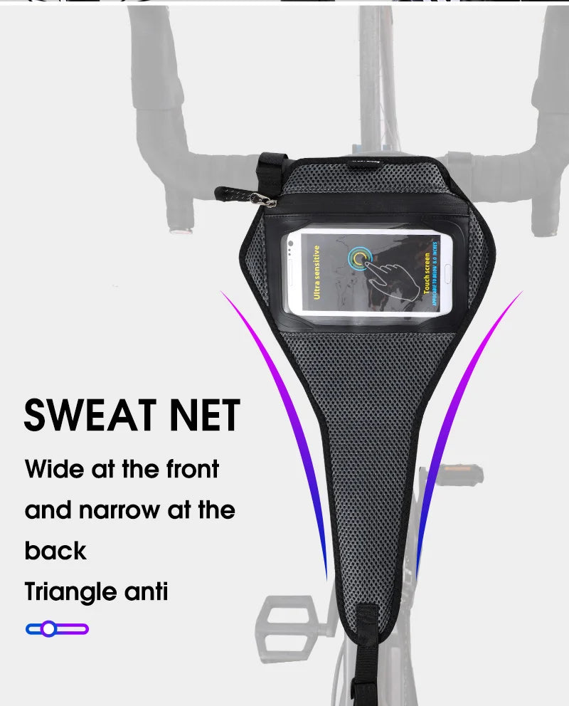 NEW Arrivals Bicycle Trainer Sweat Cover Sweatproof Quickly Dry Bike Frame Protector Sweat Absorb Strap Net Bike Accessories