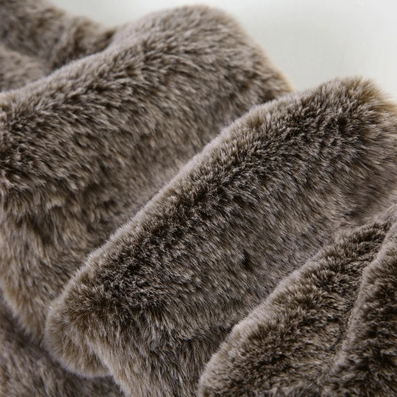 NEW Arrivals Luxury Maillard Color Women Novelty Furred Waistband 90*11.5cm Retro Sexy Plush Luxurious Real Fox Fur Belt with Tie for Evening Night Club Party Costumes Accessories