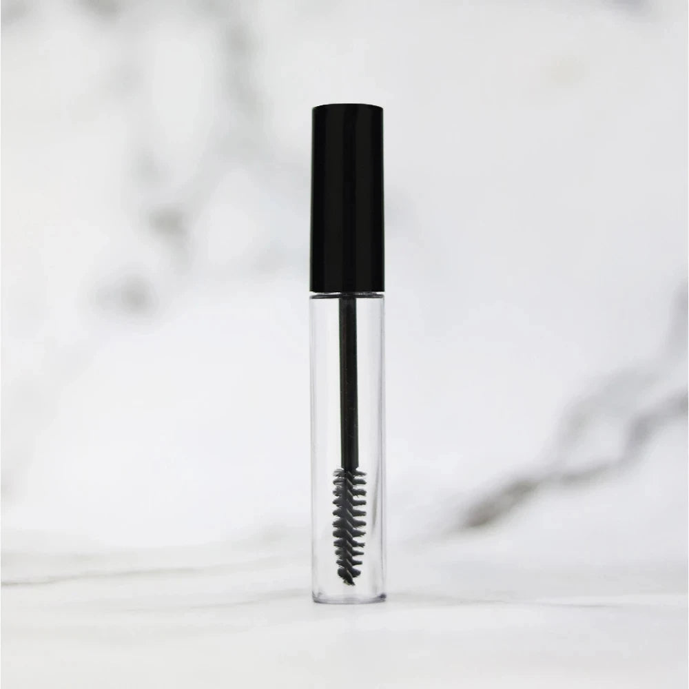 10ml Black Empty Mascara Tube With Eyelash Bottles Cosmetic Container Bottle Eyelash Refillable Mascara Makeup Container