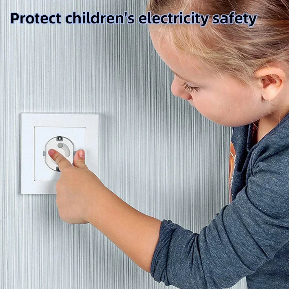NEW Arrivals 5PCS 2-3 Holes Cover Kids Sockets Cover Plugs Baby Safety Electric Socket Outlet Plug Protection Children Security Safe Lock Babies Safety Home Electrical Security Supplies