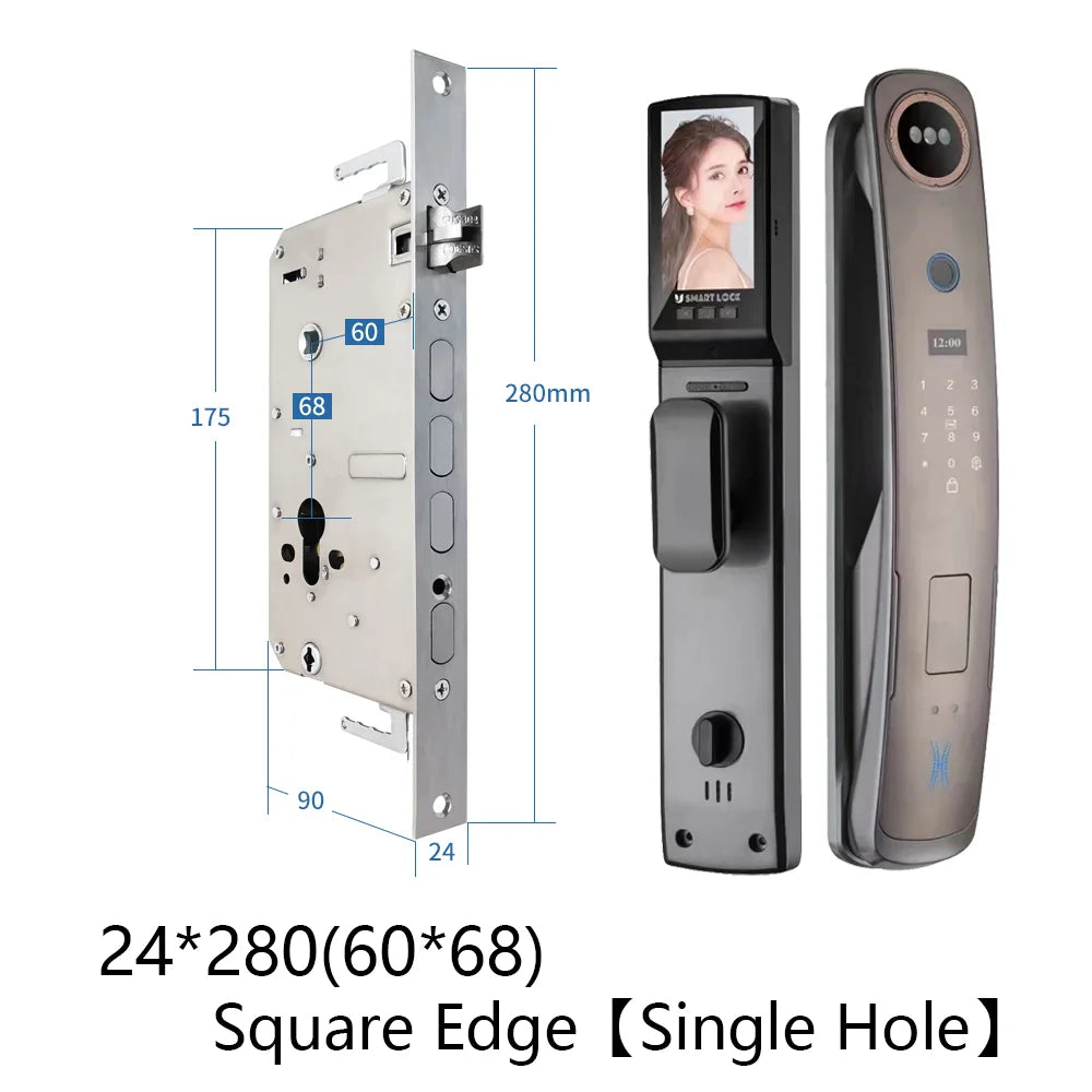 Low-Price Sales are Limited NEW Arrivals 3D Face Recognition Bluetooth Wi-Fi APP Control Intelligence Door Lock Biometric Fingerprint Smart Keyless Access Password IC Card Smart Life Home Security Supplies