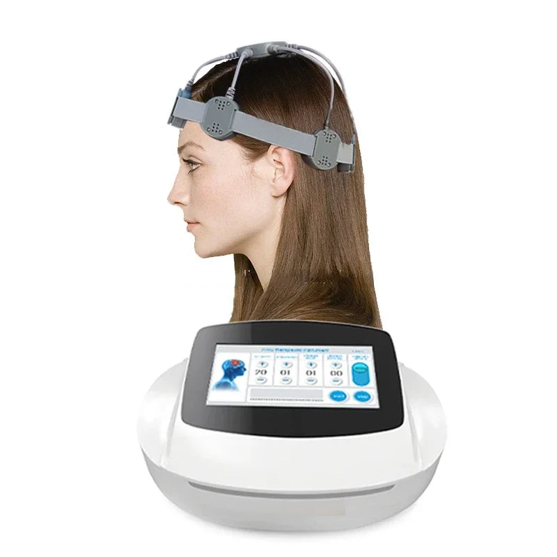 Adults/Children Transcranial Magnetic Stimulation Machine Schizophrenia Autism Dementia Alzheimer Stroke Depression Anxiety Insomnia RTMS Stimulate Nerve Cells Transcranial Magnetic Stimulator Brain Recovery TMS