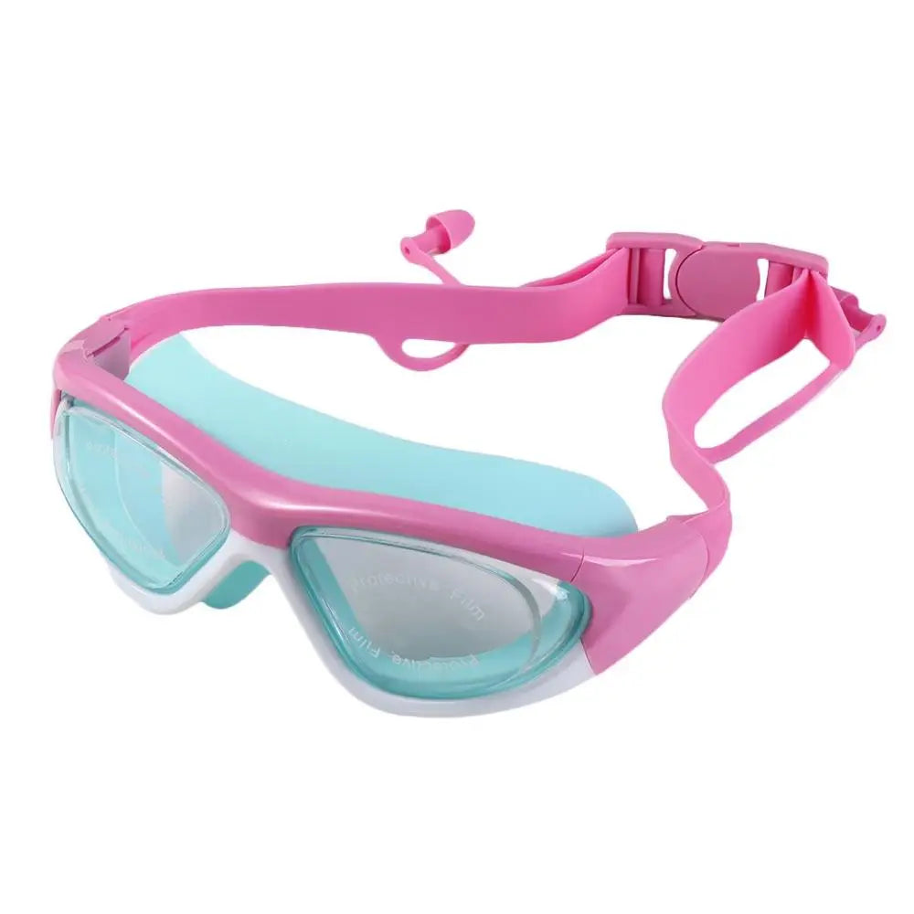 NEW Sports Eyewear Earplug Silicone Anti-Fog UV Protection Waterproof Swimming Glasses Underwater Goggles Swim Goggles Swim Eyewear
