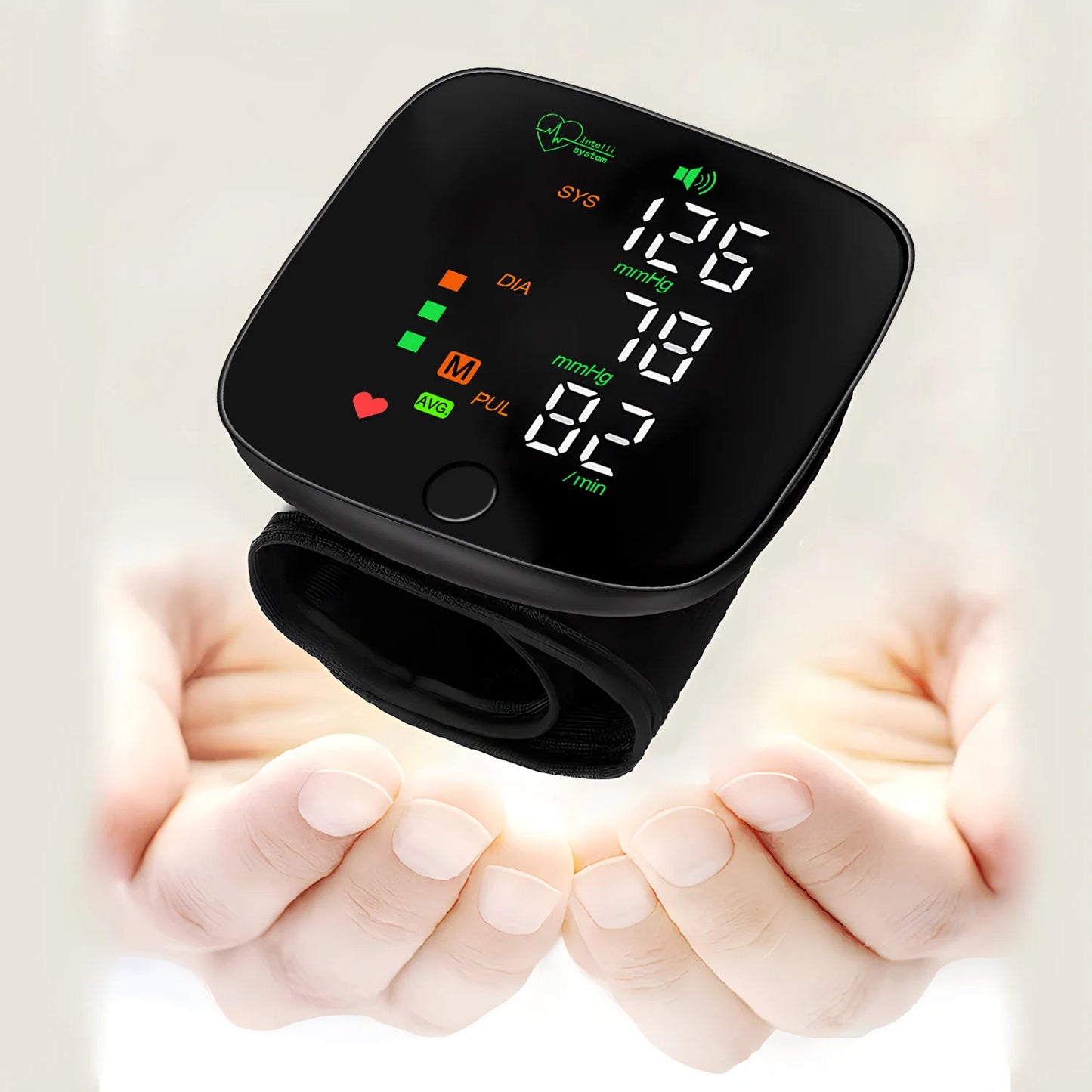 NEW Arrivals Rechargeable Wrist Blood Pressure Monitor Medical Voice Digital Display Health Sphygmomanometer Tonometer Device Health Care Supplies