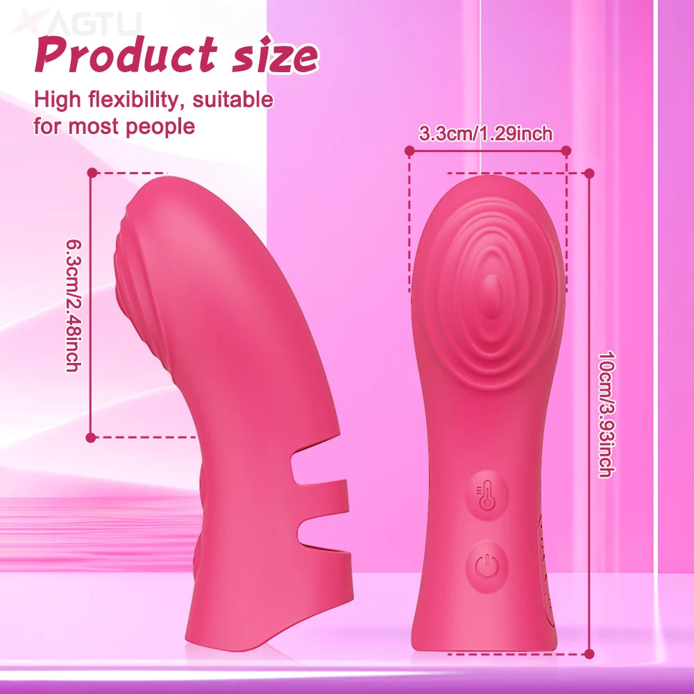 NEW Arrivals Finger Vibrator Masturbation Sexy Adult Female Couple Clitoris Penetration Vagina Vibration Stimulator Dildo Vibrator Adult Toys