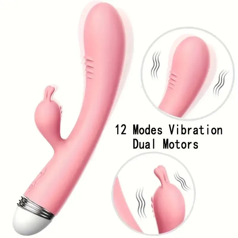 Powerful 10 Speeds Rabbit Dildo Vibrators Female Masturbator Vagina Clitoris Stimulator G-spot Massager Sex Toys For Women