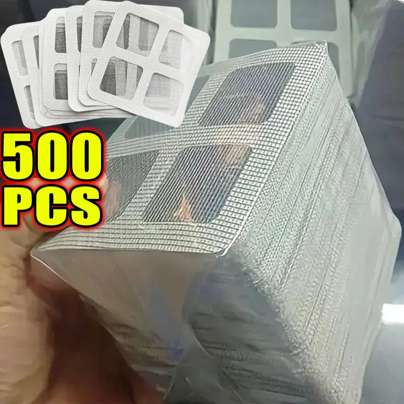 NEW Arrivals Disposable Hair Drain Catcher Mesh Anti-blocking Shower Bathroom Filter Stopper Floor Drains Sticker Window Screen Repair Patches Set Home Bathroom Cleaning Accessories